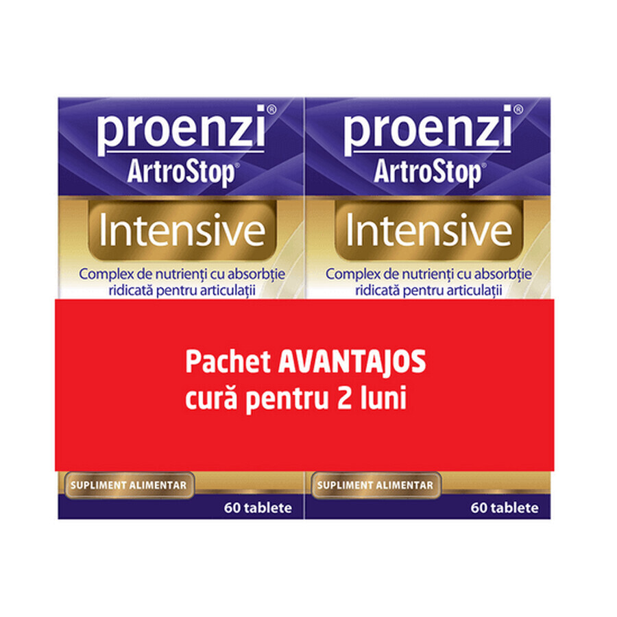 Confezione Proenzi Artrostop Intensive, 60 compresse + 60 compresse, Walmark