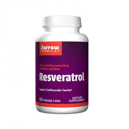 Resveratrol Jarrow Formulas, 100 mg, 60 vegetarian capsules, Secom