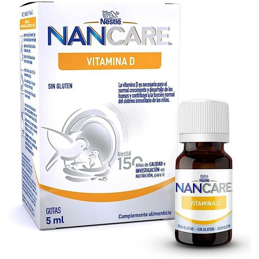 Nancare Vitamina D Gocce, 5 ml, Nestlè