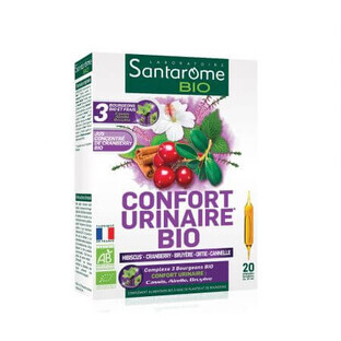 Confort Urinary Bio, 20 fiale bevibili, Santarome Nature