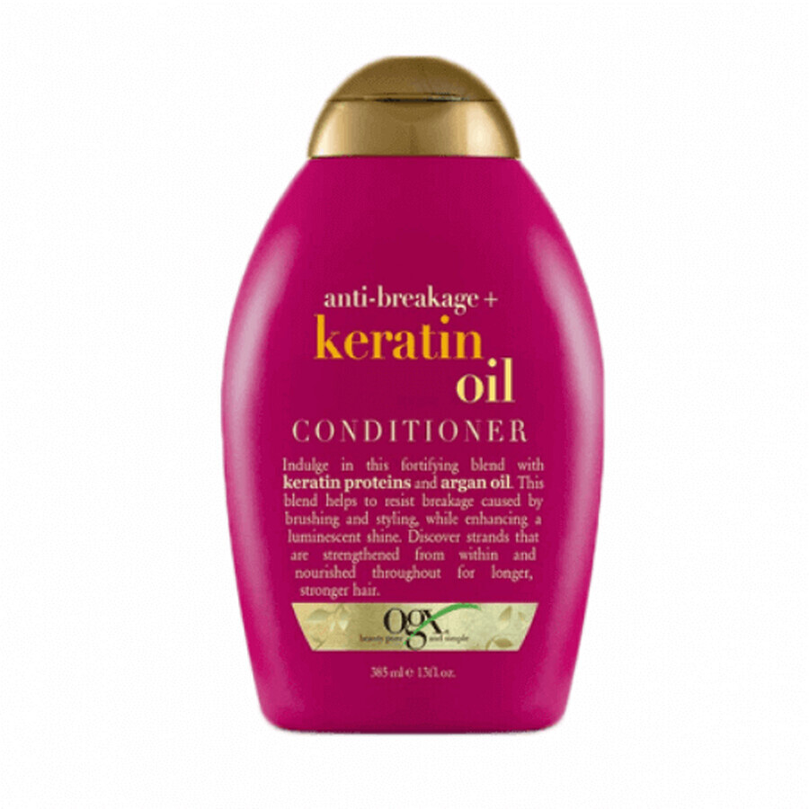 Balsamo per capelli anti-rottura con olio di cheratina, 385 ml, OGX