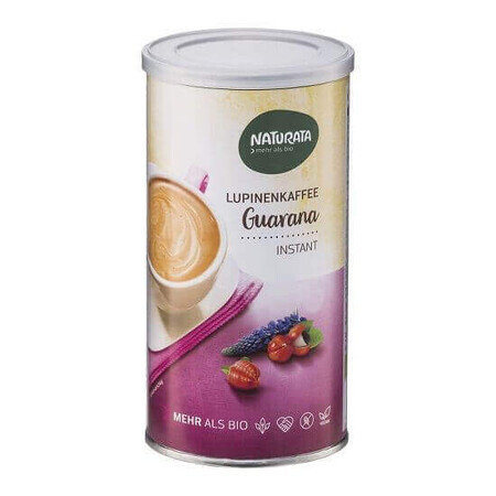 Caffè istantaneo ecologico a base di Lupino, Guaranà e Sciroppo di Mais, 150 g, Naturata