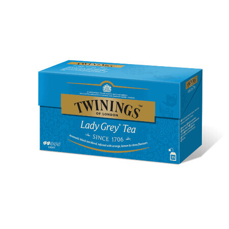 Tè nero Lady Grey, 25 bustine, Twinings