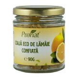 Scorze di limone eco candite, 90 g, Pronat