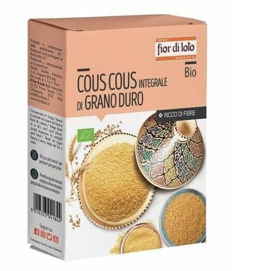 Biologische volkoren couscous, 500g, Fior di Loto