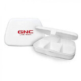 Capsule and tablet storage box, 5 compartments, GNC