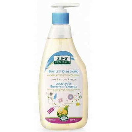 Detergente per biberon e accessori al profumo di ninfea, 500 ml, Aleva Naturals