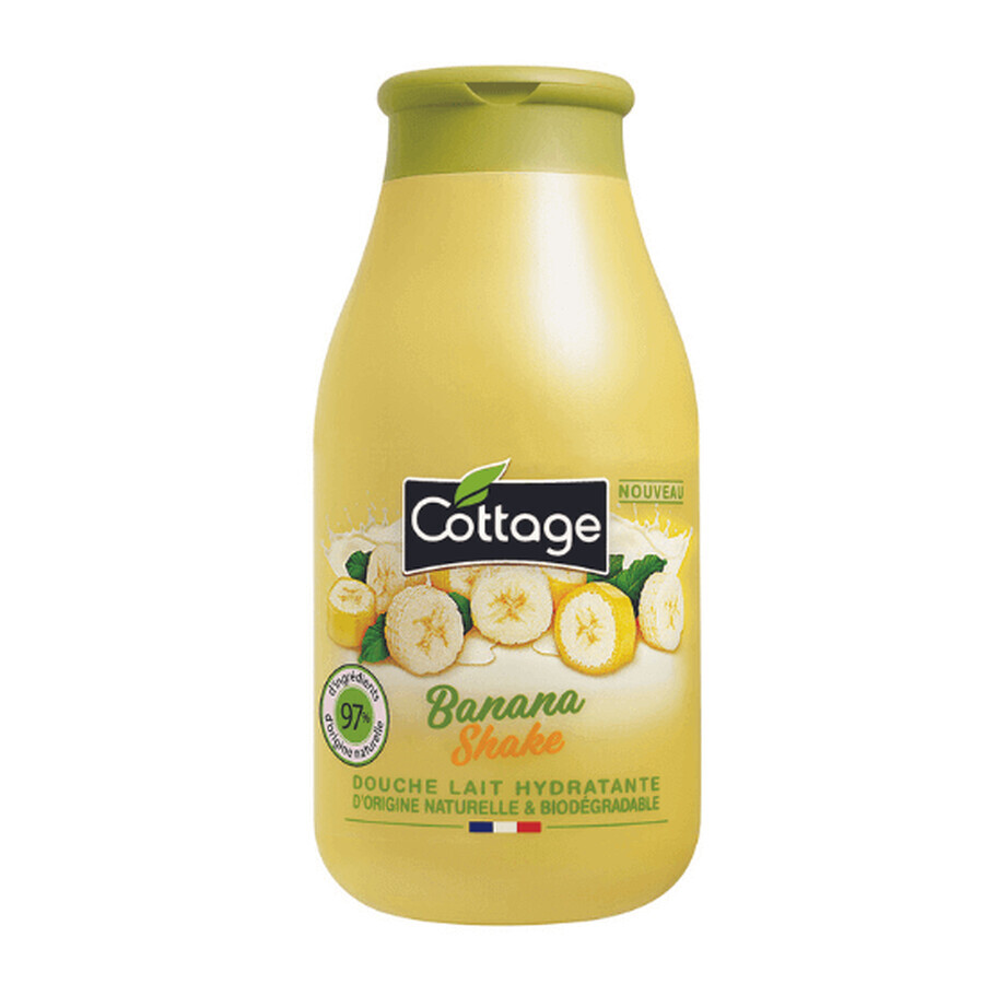 Gel doccia idratante con latte ed estratto di banana, 250 ml, Cottage