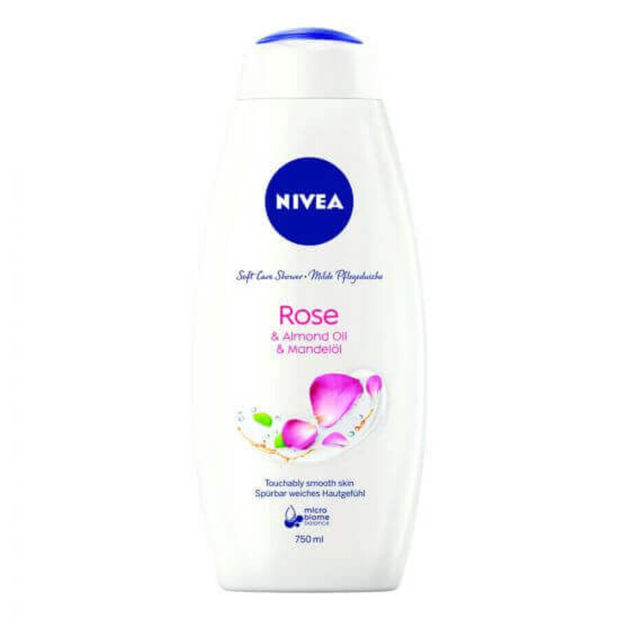 Roos &amp; Amandelolie Douchegel, 750 ml, NIvea