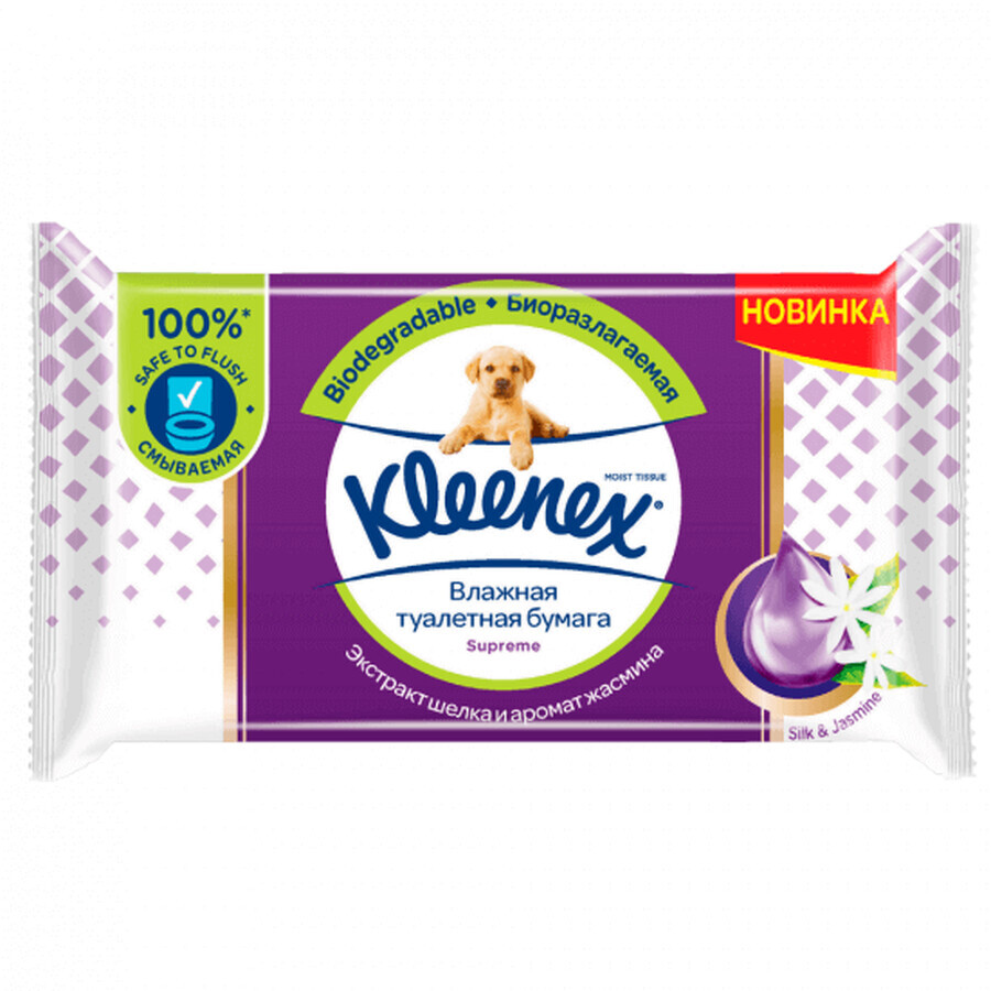 Carta igienica bagnata Supreme 38 pezzi, Kleenex