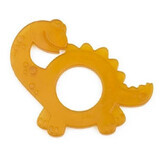 Teething ring made of natural organic rubber dinosaur, Grunspecht