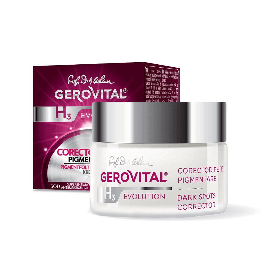 Correttore Macchie Pigmentarie, Gerovital H3 Evolution, 50 ml, Farmec