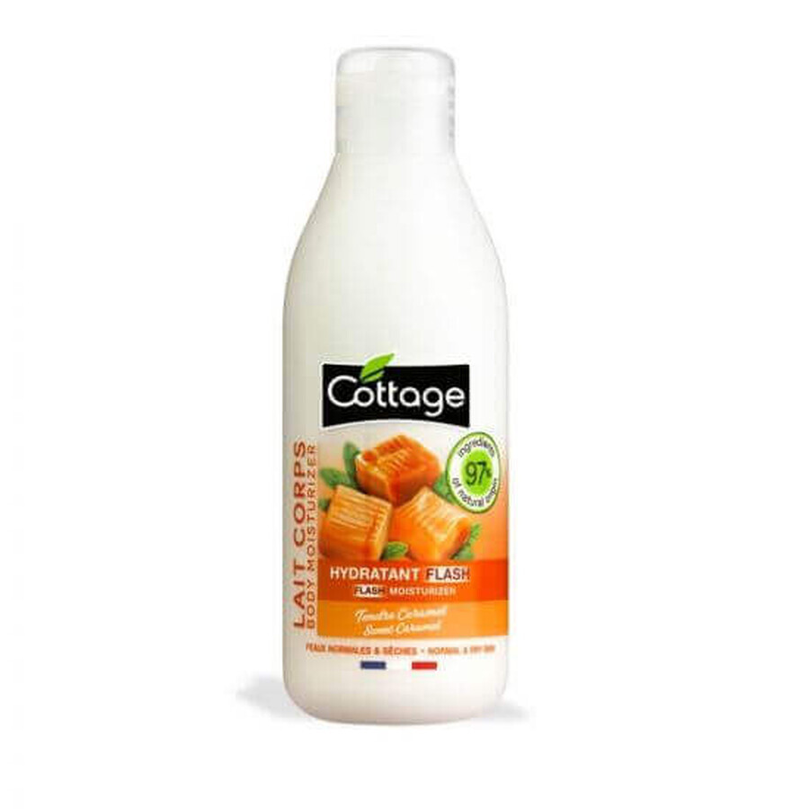 Latte corpo idratante al gusto di caramello, 200 ml, Cottage