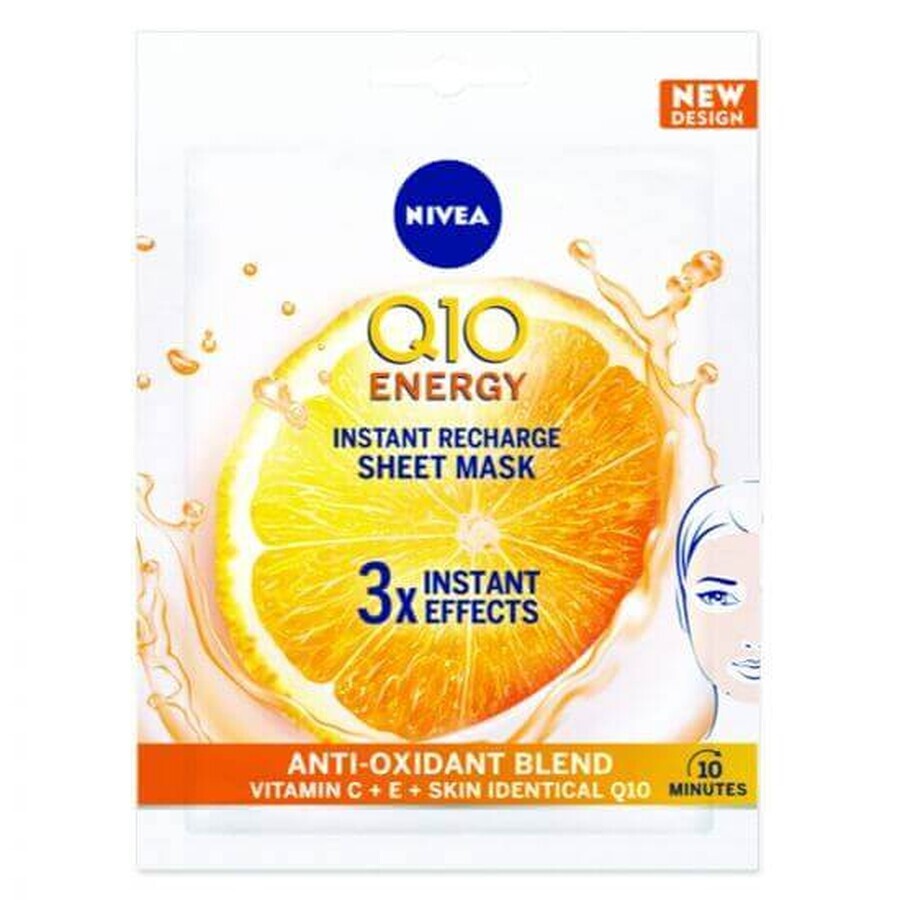 Q10 Energie Serum Masker, 1 stuk, Nivea