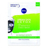 Maschera tipo tovagliolo Urban Skin Detox, 1 pezzo, Nivea