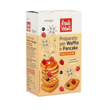 Preparato biologico per cialde e pancake senza glutine, 200g, Baule Volante