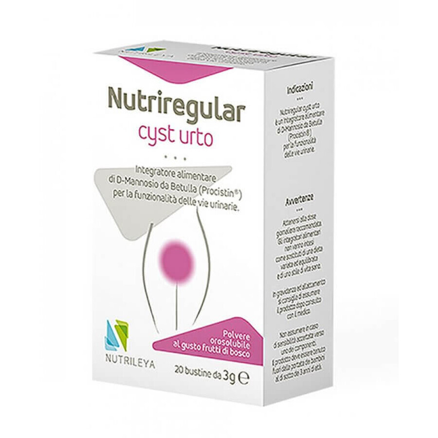 NutriRegular Cyst urto, 20 plicuri, Nutrileya