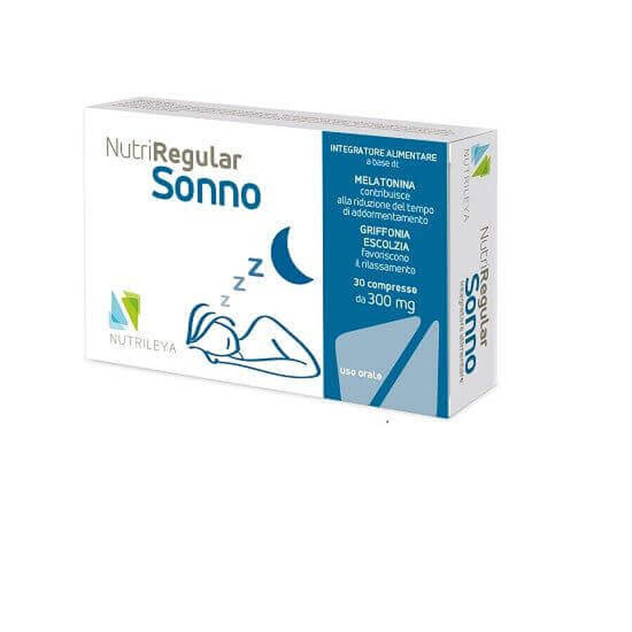 NutriRegular per dormire, 30 compresse, Nutrileya