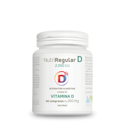 NutriRegular vitamina D, 2000 UI, 60 cpr, Nutrileya