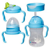 Pack with 4 lids, +4 months, 240 ml, Blue, BBOX