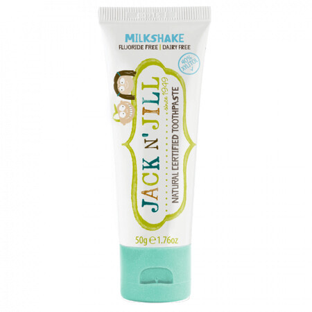 Dentifrice pour bébés au goût de Milkshake, +6 mois, 50 g, Jack N Jill