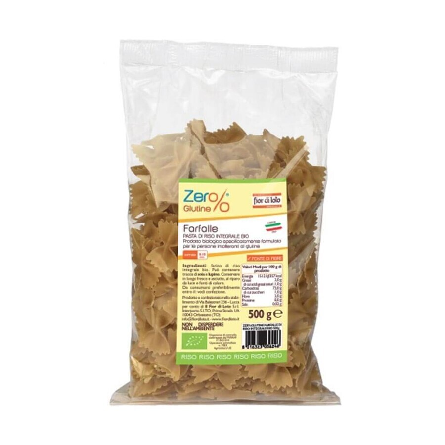 Fior Di Loto Farfalle Di Riso Integrale Bio 500g