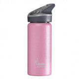 Thermos in acciaio inossidabile, per liquidi, rosa, Jannu, 500 ml, Laken