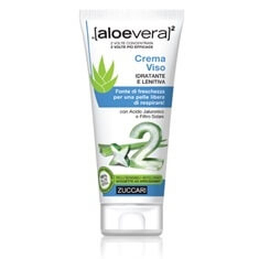 Zuccari Aloevera2 - Crema Viso Idratante Lenitiva, 50ml