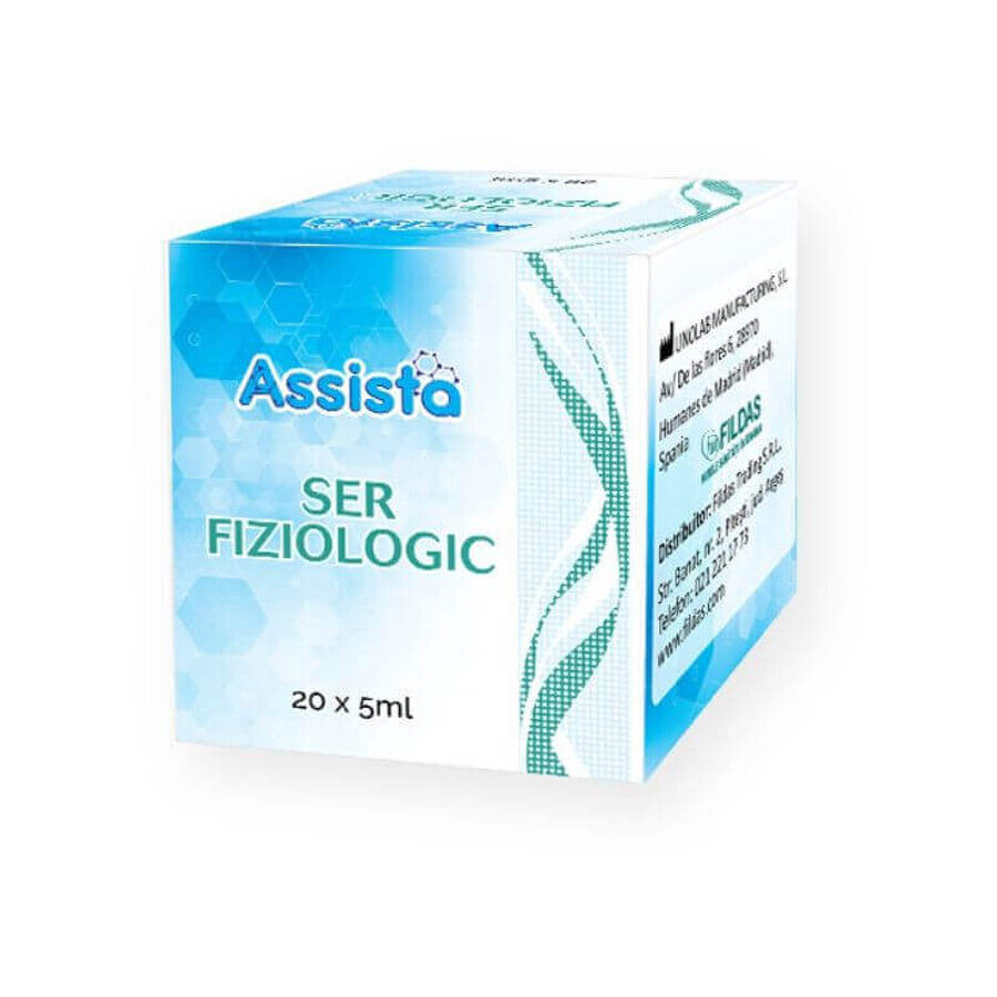 Assista Saline 0.9% x 20 units x 5 ml