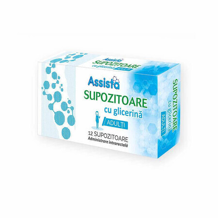 Assista Glicerina supositorios adultos 2350 mg x 12