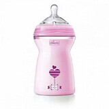 Chicco Naturalfeeling Rosa Baby Bottiglia Rosa Flusso Veloce 330ml 6m Di Chicco Naturalfeeling 330ml 6m