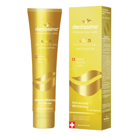 Dentissimo Advanced Whitening GOLD dentifricio 75 ml