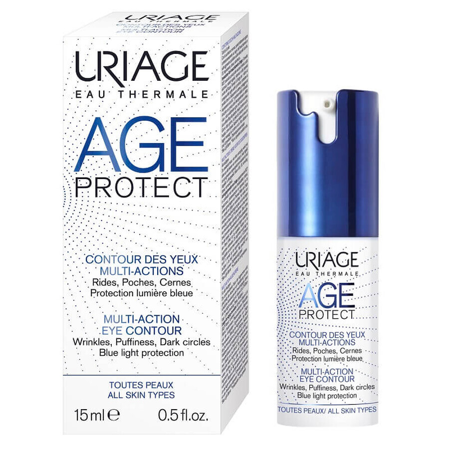 Uriage Age Protect - Contorno Occhi Multi-Azione Anti Age Globale, 15ml