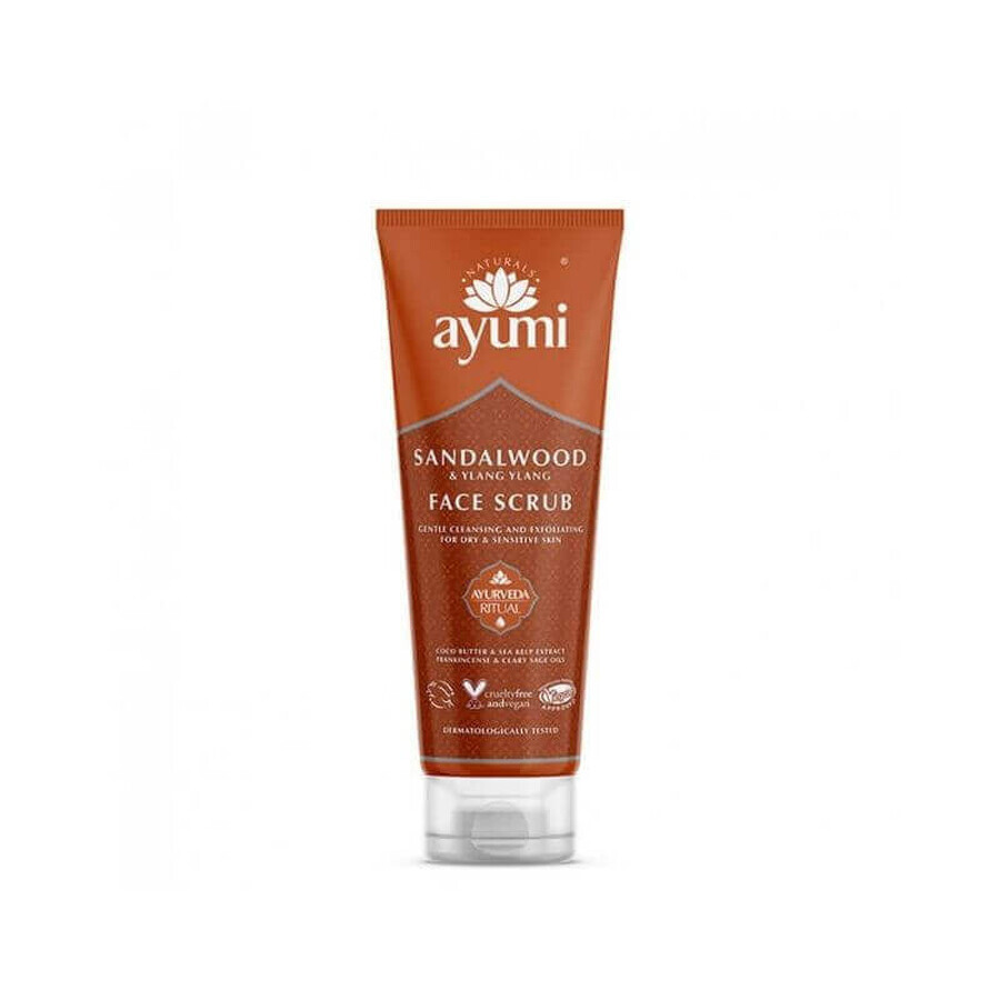 Scrub viso con Sandalo e Ylang Ylang x 125ml, Ayumi