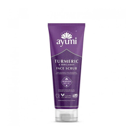 Scrub viso alla curcuma e bergamotto x 125ml, Ayumi