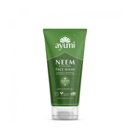 Gel detergente viso con Neem e Tea Tree x 150 ml, Ayumi