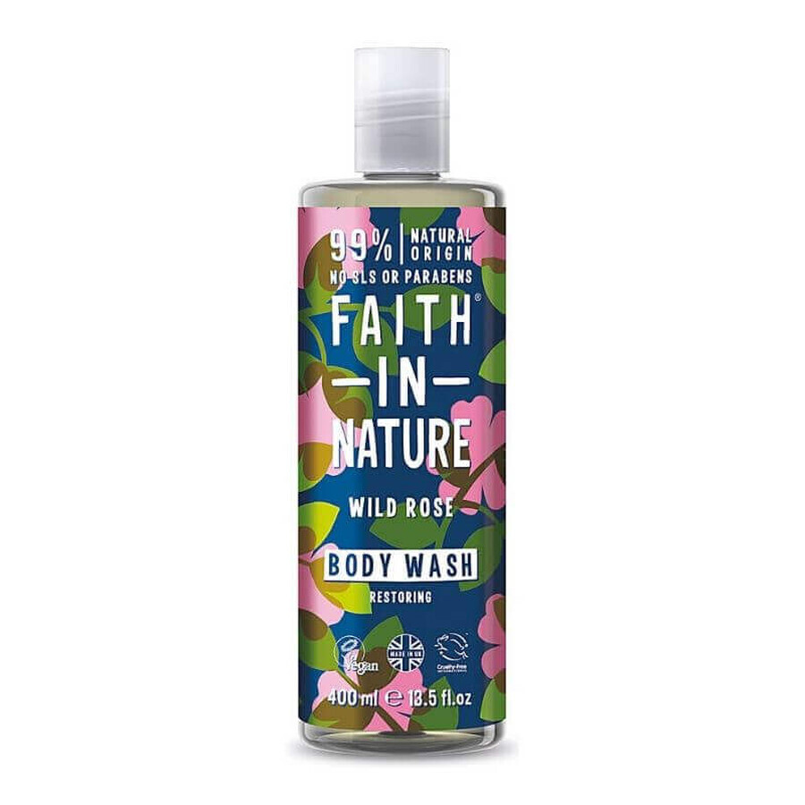 Gel doccia alla rosa canina x 400ml, Faith in Nature