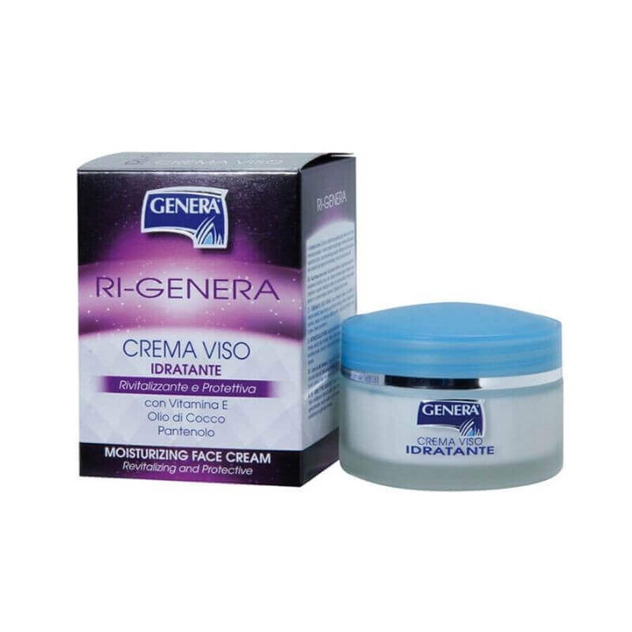 Genera Crema viso idratante giorno con Q10, acqua di rose e burro di karité 50ml -281218 RO