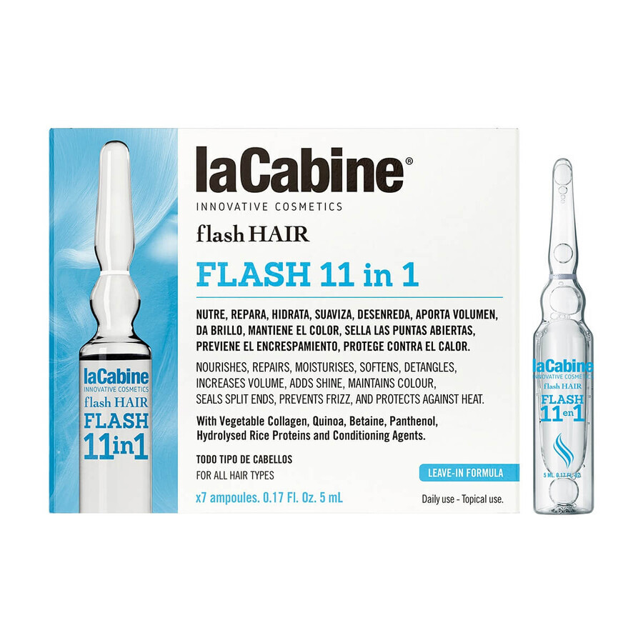 LA CABINE - FH 11 in 1 FLASH HAIR fiale per capelli 7X5 ml