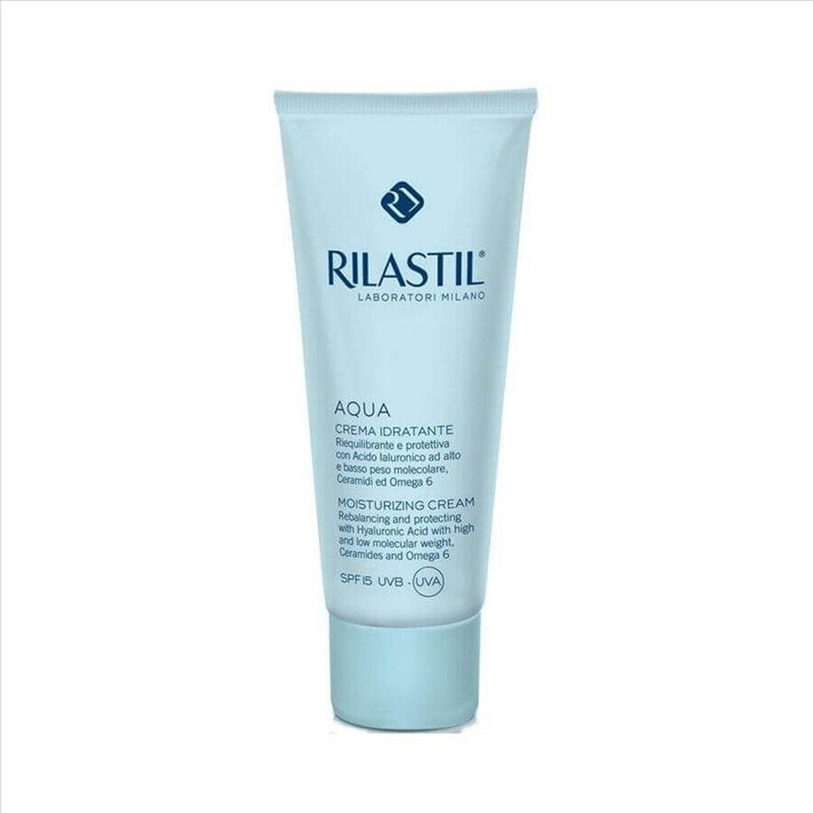 RILASTIL AQUA - Crema hidratante para el cutis con SPF 15 x 50ml