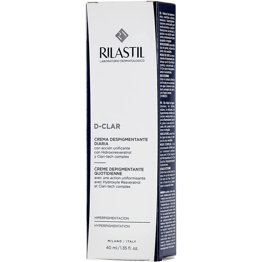 Rilastil D-Clar Crema Depigmentante Quotidiana, 40 ml