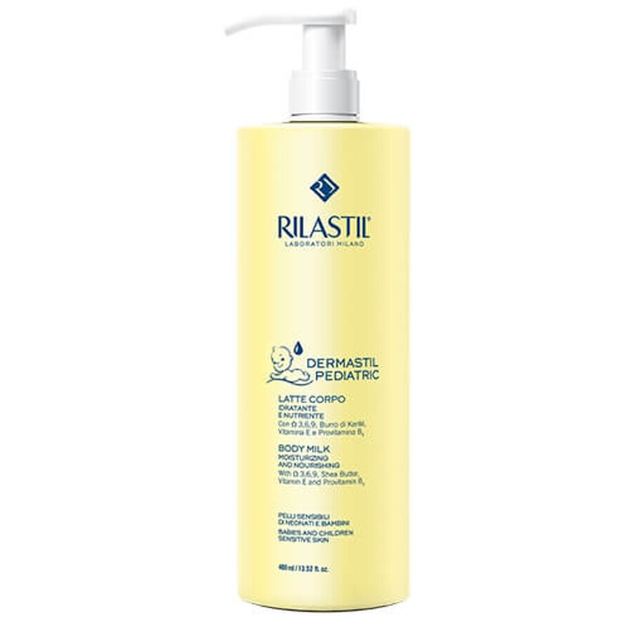 Rilastil Dermastil Pediatric - Latte Corpo Idratante Nutriente, 400ml