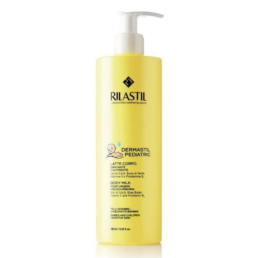 Rilastil Dermastil Pediatric - Latte Corpo Idratante Nutriente, 400ml