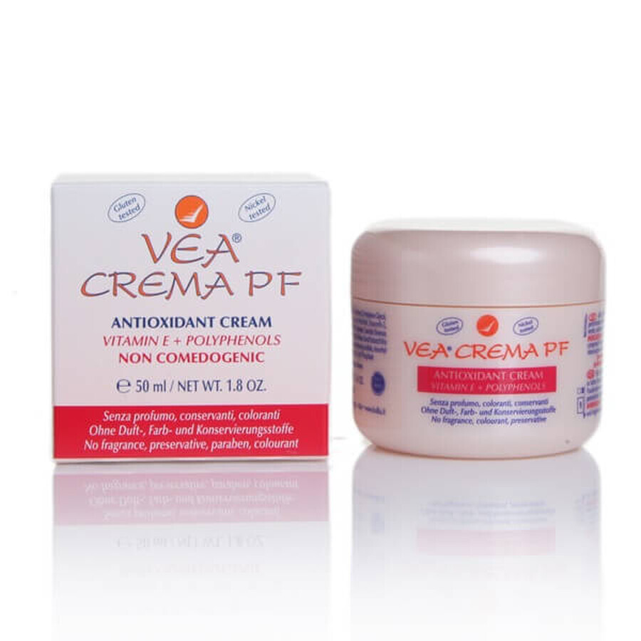 VEA PF Antioxidant Cream with Vitamin E and Polyphenols, 50 ml, Hulka