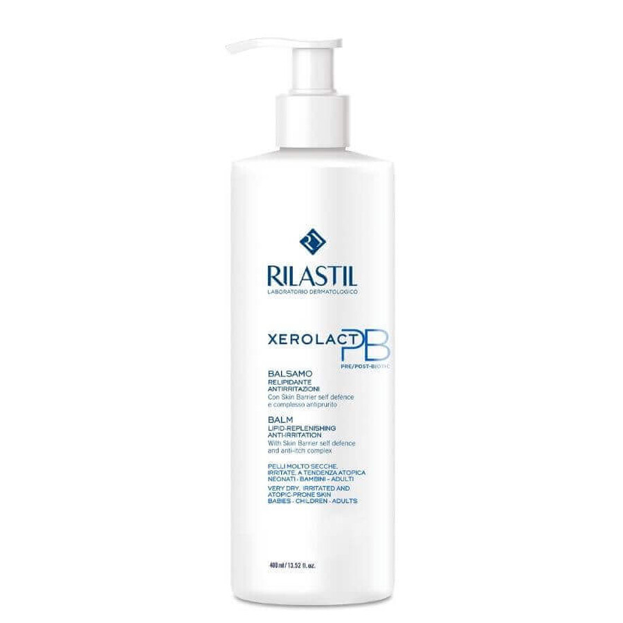 RILASTIL XEROLACT PB - Pre/post biotic anti-irritation &amp; lipid replenishing conditioner x 400ml