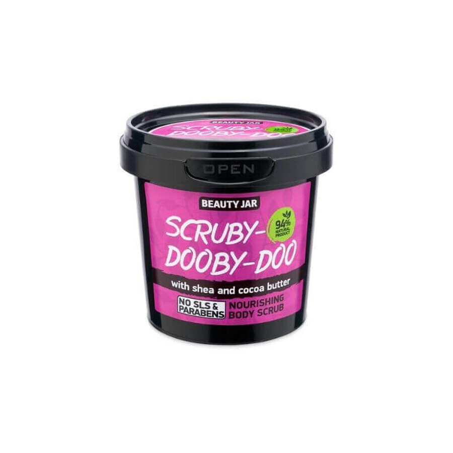 Scrub nutriente al burro di karitè e cacao, Scruby-Dooby-Doo x 200g, Beauty Jar,