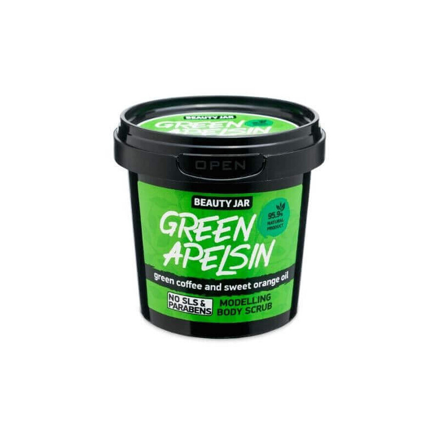 Scrub pentru corp, Green Apelsin x200g, Beauty Jar