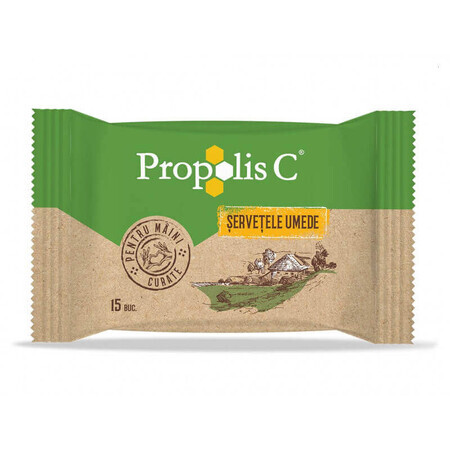 Salviettine umidificate Propolis C x 15 pz.