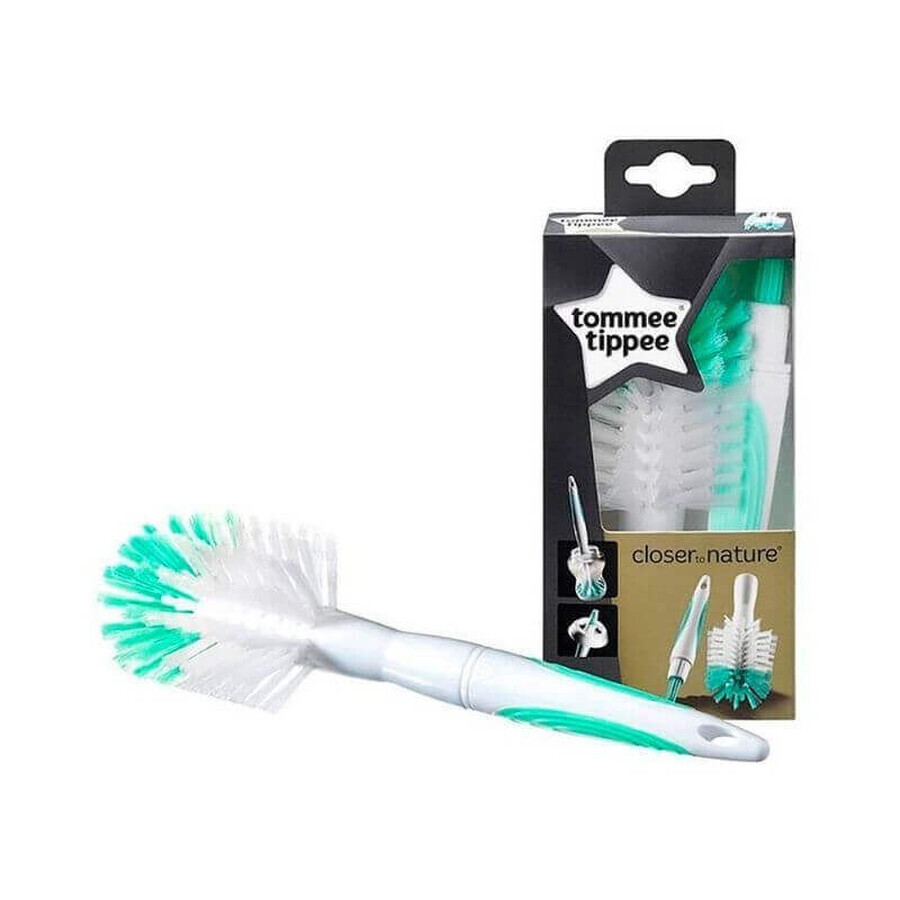 Tommee Tippee Spazzola per biberon e tettarella Closer to Nature, verde