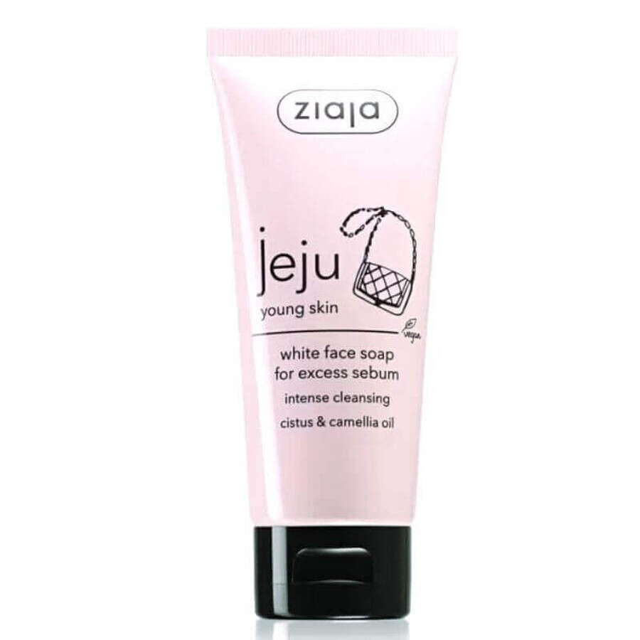 Ziaja Jeju Pink - Sapone viso 75 ml